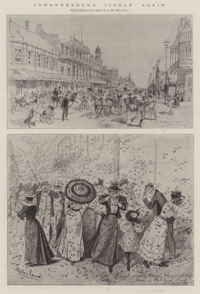 Johannesburg Itself Again by Melton Prior